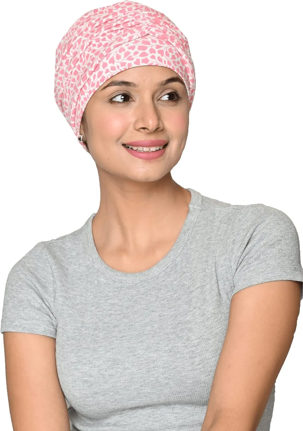 2 Piece Chemo Cap Cancer Headwear for Women Silky Soft Bamboo Caps for Hair Loss (2 Piece)