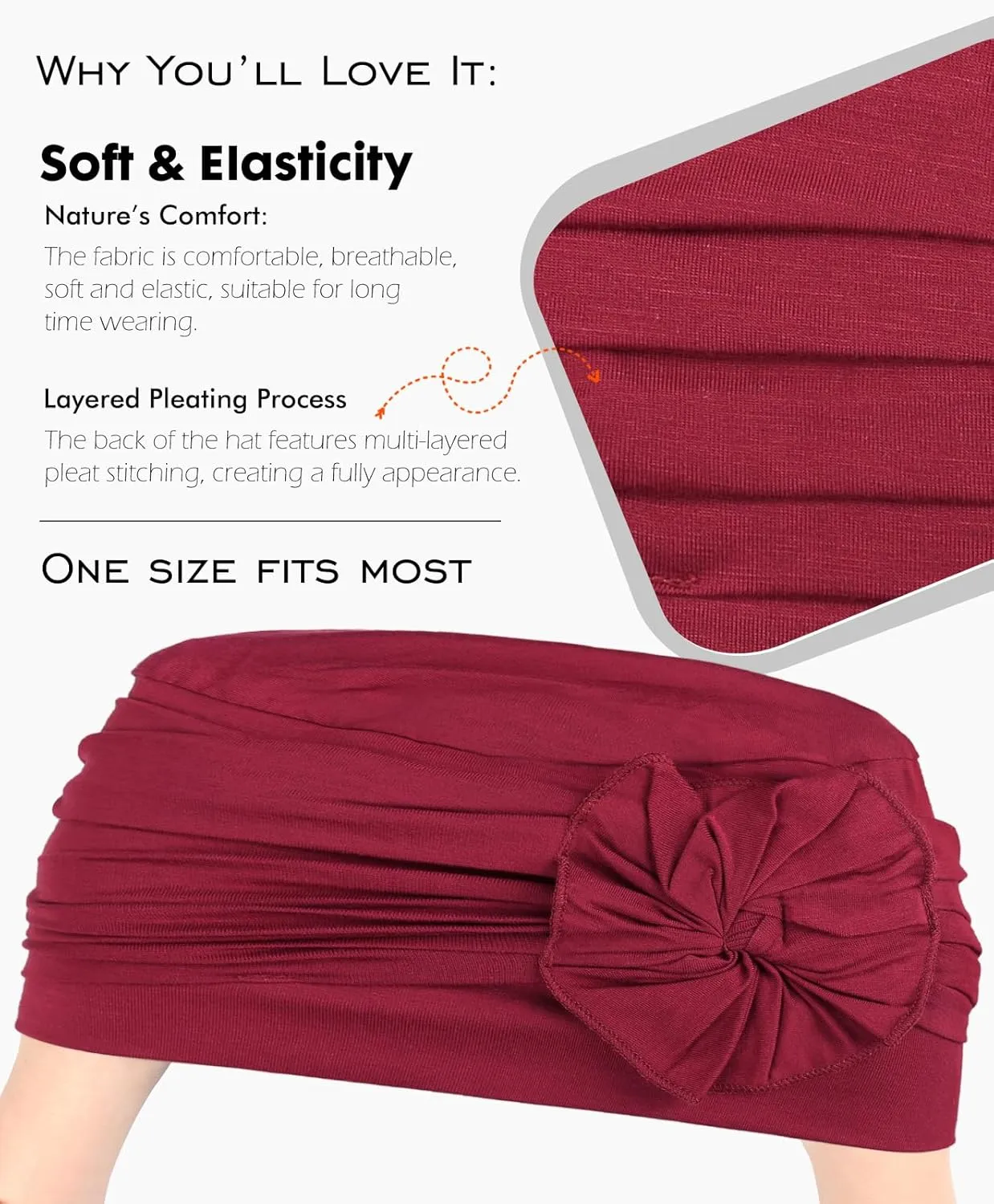Chemo Headwear for Women Cancer Patients Lightweight Head Coverings for Hair Loss Seasonal