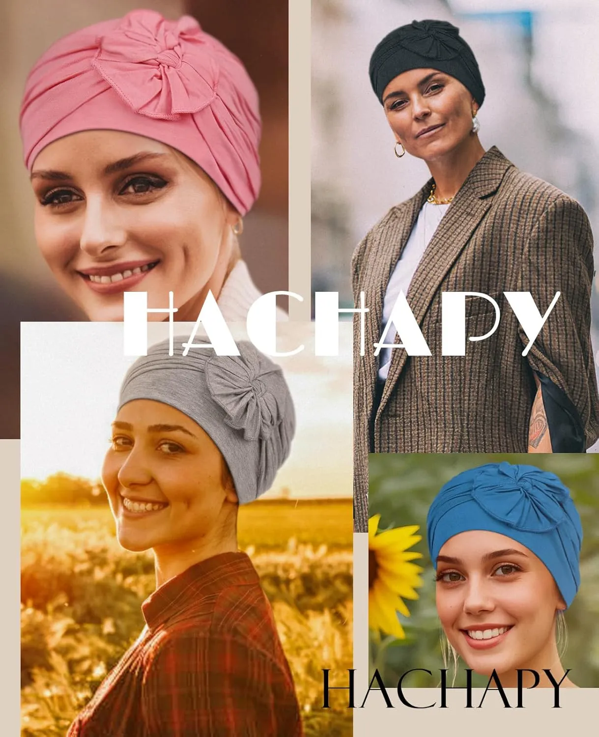 Chemo Headwear for Women Cancer Patients Lightweight Head Coverings for Hair Loss Seasonal