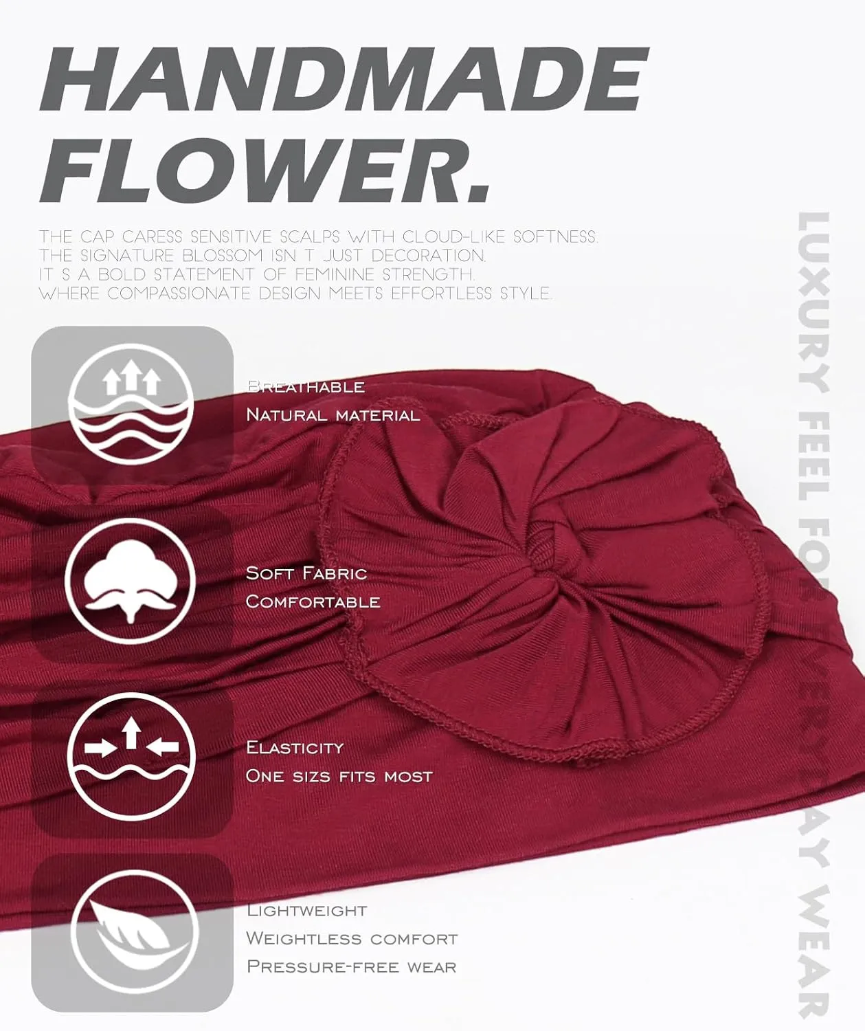 Chemo Headwear for Women Cancer Patients Lightweight Head Coverings for Hair Loss Seasonal