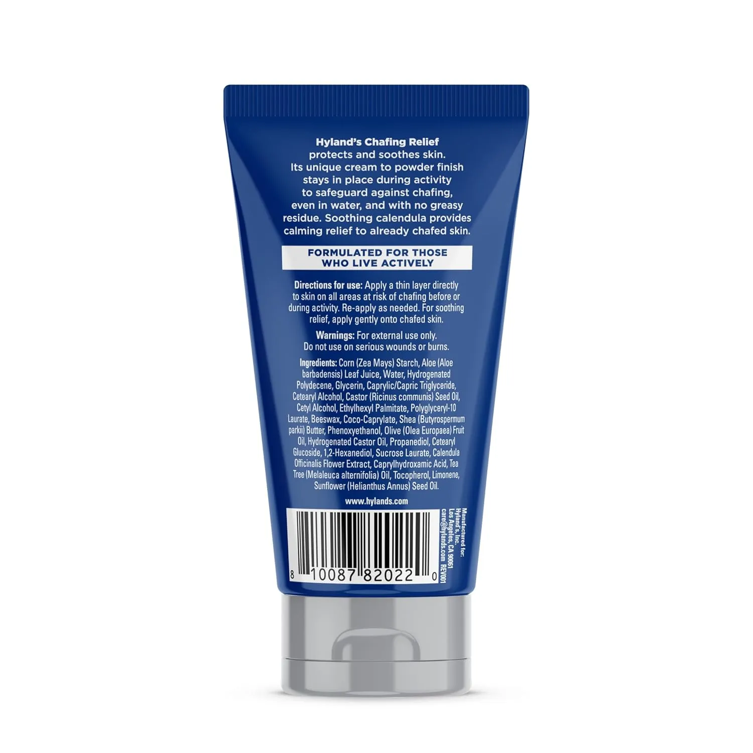 Hyland's Chafing Relief, Cream to Powder Formula, Anti Chafing Cream, 3 Ounce