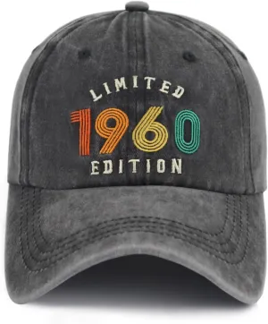 Limited 1990 1980 1970 1960 1950 1940 Edition Baseball Cap for Men Women