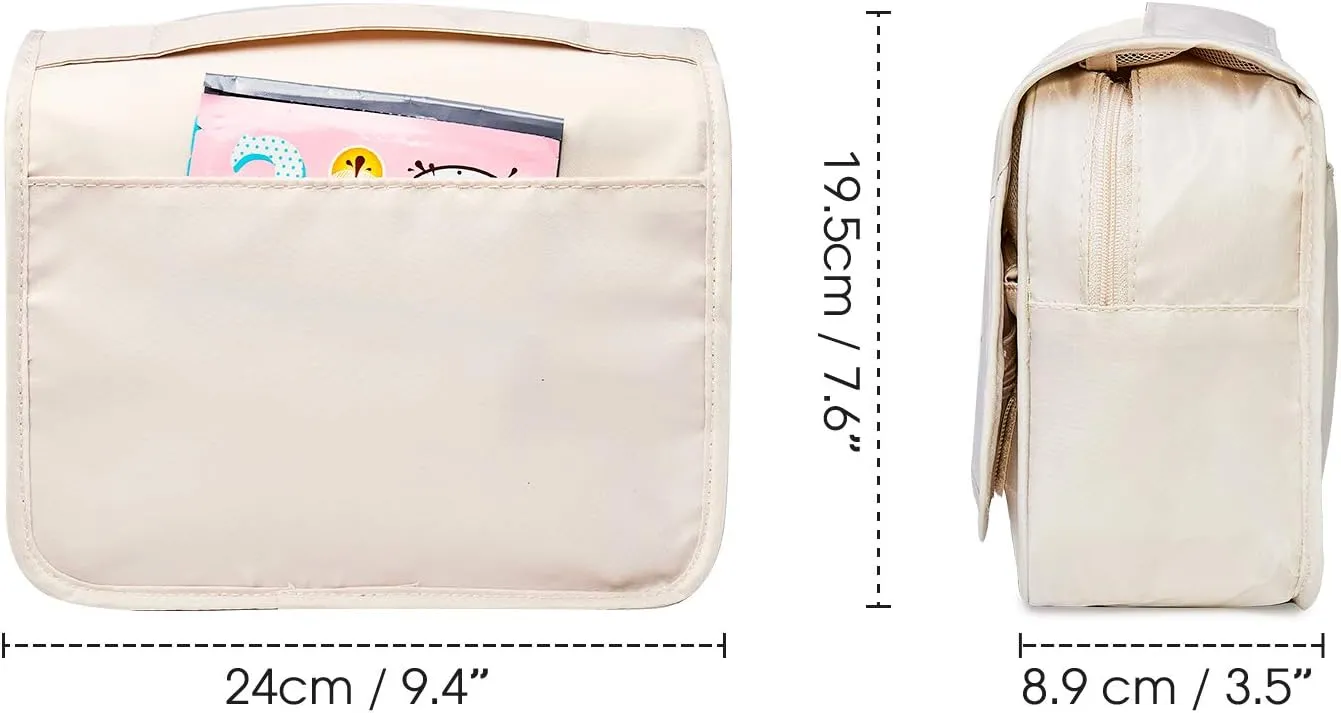 Narwey Hanging Travel Toiletry Bag Cosmetic Make up Organizer for Women and Girls Waterproof