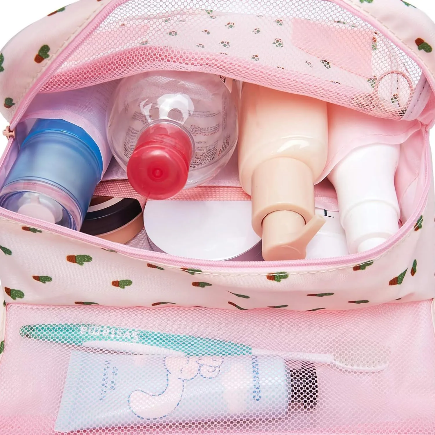 Narwey Hanging Travel Toiletry Bag Cosmetic Make up Organizer for Women and Girls Waterproof