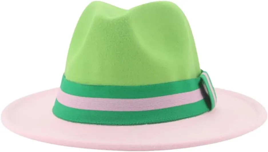 Patchwork Hat for Men Panamas Dress Formal Wedding Cap Women Fedora Hats Sombreros EN8-pnnrk 56-58cm(Adults)