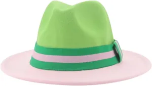 Patchwork Hat for Men Panamas Dress Formal Wedding Cap Women Fedora Hats Sombreros EN8-pnnrk 56-58cm(Adults)