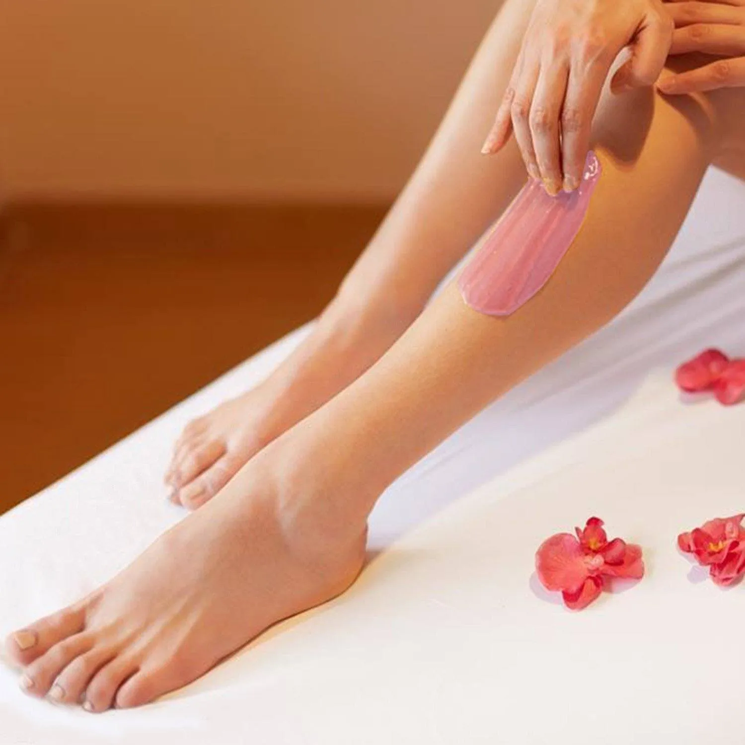Red Hard Wax Beans Hair Removal Painless Warmer Waxing Beans Natural Pearl