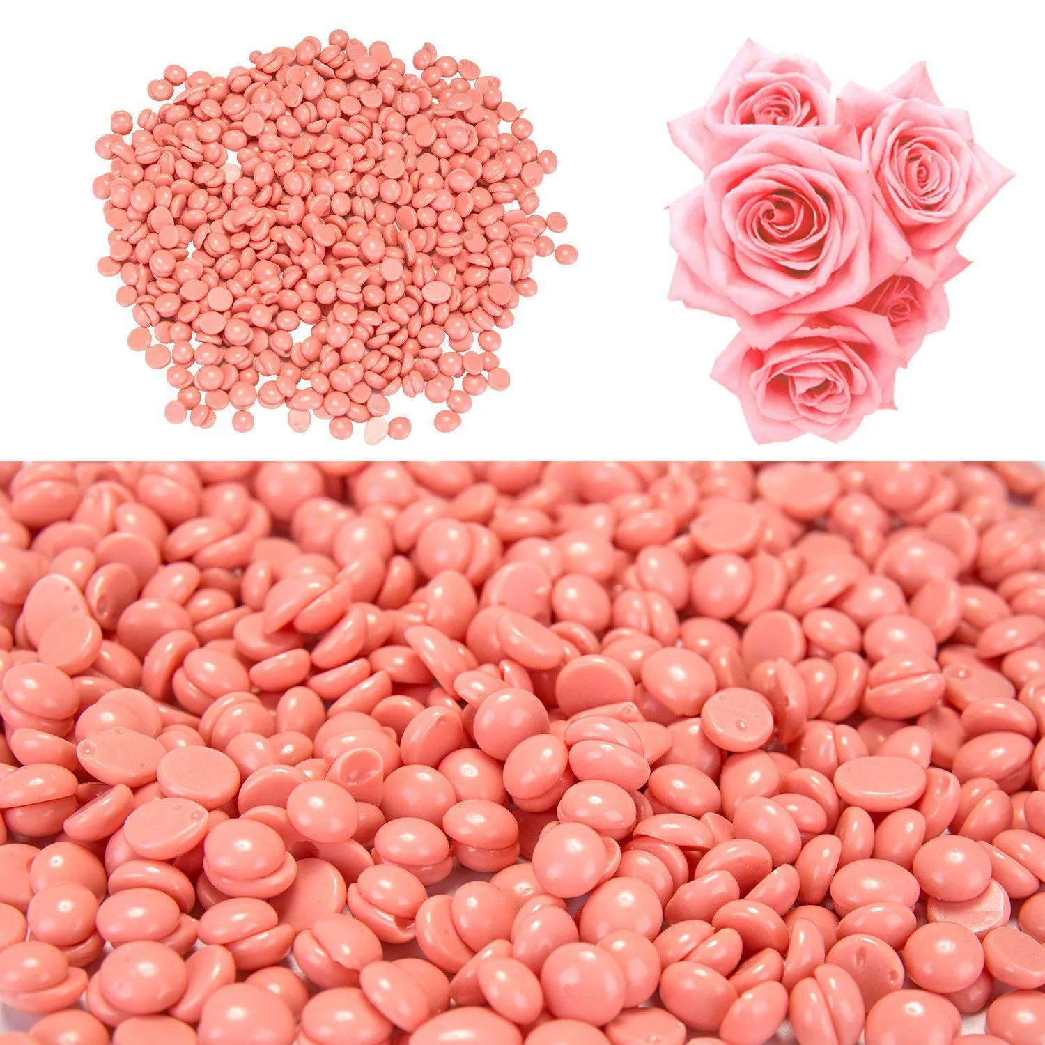 Red Hard Wax Beans Hair Removal Painless Warmer Waxing Beans Natural Pearl