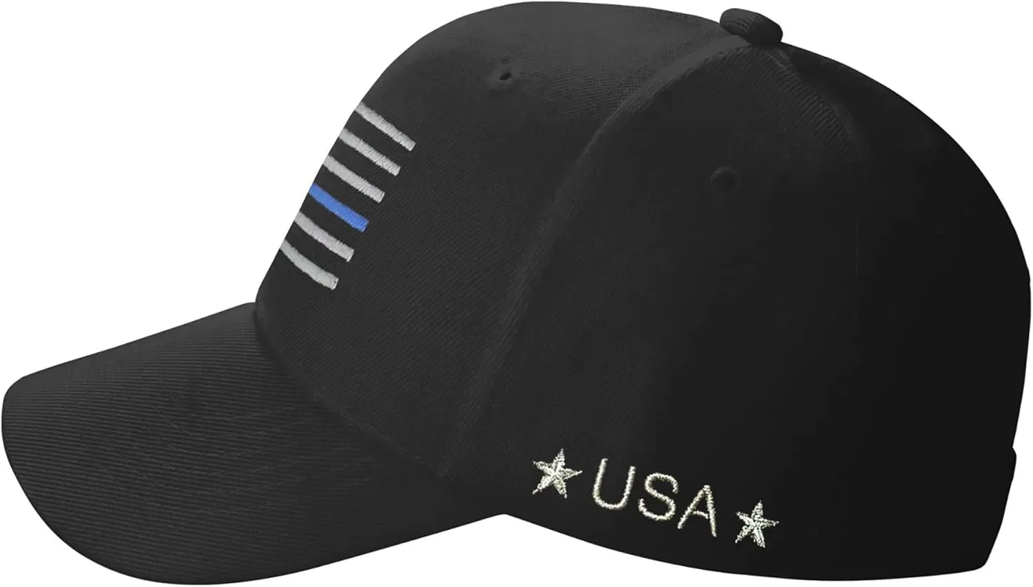 Thin Blue Line USA Flag Dad Hats Adjustable Baseball Cap Gifts for Police Officers Cops Retired