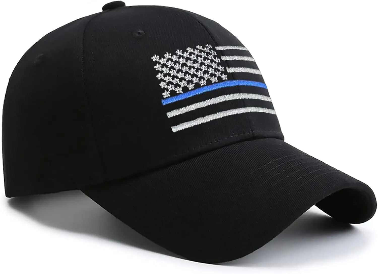 Thin Blue Line USA Flag Dad Hats Adjustable Baseball Cap Gifts for Police Officers Cops Retired